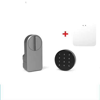 Bluetooth-Compatible Smart Door Lock Can Smart Key/Password /APP Unlock with Tuya Smart or Smart Life APP Electronic Lock