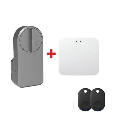 Bluetooth-Compatible Smart Door Lock Can Smart Key/Password /APP Unlock with Tuya Smart or Smart Life APP Electronic Lock