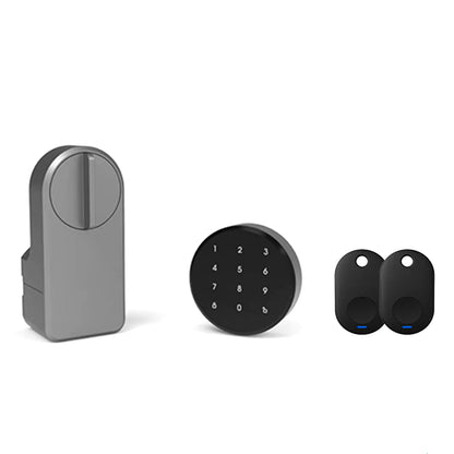 Bluetooth-Compatible Smart Door Lock Can Smart Key/Password /APP Unlock with Tuya Smart or Smart Life APP Electronic Lock